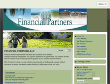 Tablet Screenshot of financialpartnersllc.net